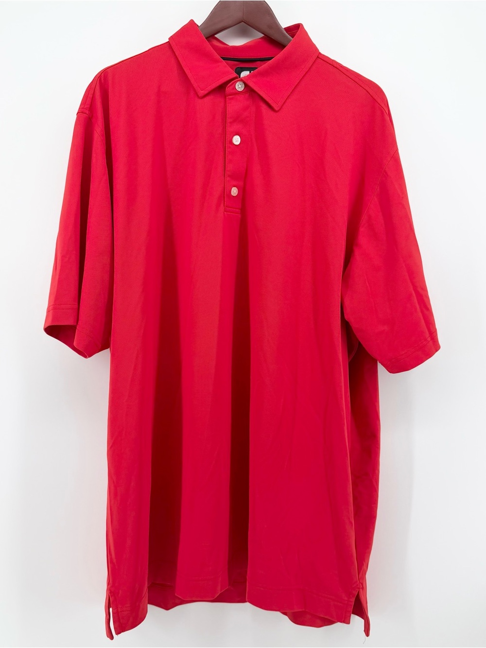 FootJoy 2XL ProDry Performance Red Golf Polo‎ Stretch 2X Short Sleeve Preppy